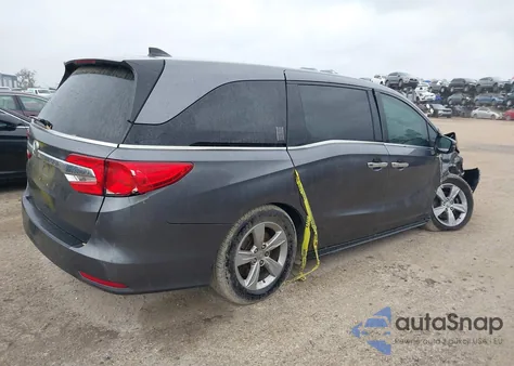 2019 Honda Odyssey Ex-L from USA, damaged, VIN 5FNRL6H7XKB124249